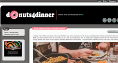 Desktop Screenshot of donuts4dinner.com
